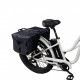Rear Bike Rack Bag/Bike Panniers Waterproof Bicycle Ebike Saddle Bag Cycling Pannier Trunk Carrier with Reflector & Adjustable Cord (Bike Panniers-Large)