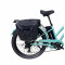 Rear Bike Rack Bag/Bike Panniers Waterproof Bicycle Ebike Saddle Bag Cycling Pannier Trunk Carrier with Reflector & Adjustable Cord (Bike Panniers-Large)
