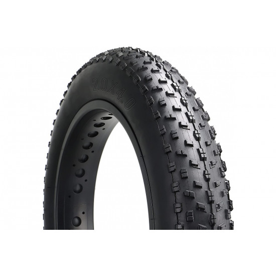 26''x4.0 Fat Bike Front Wheel Tyre Hub Spokes Black Alloy